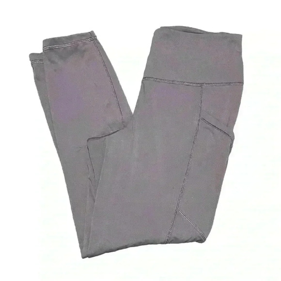 Banana Republic Airsoft 7/8 Leggings, Purple, Size Small - Picture 5 of 5